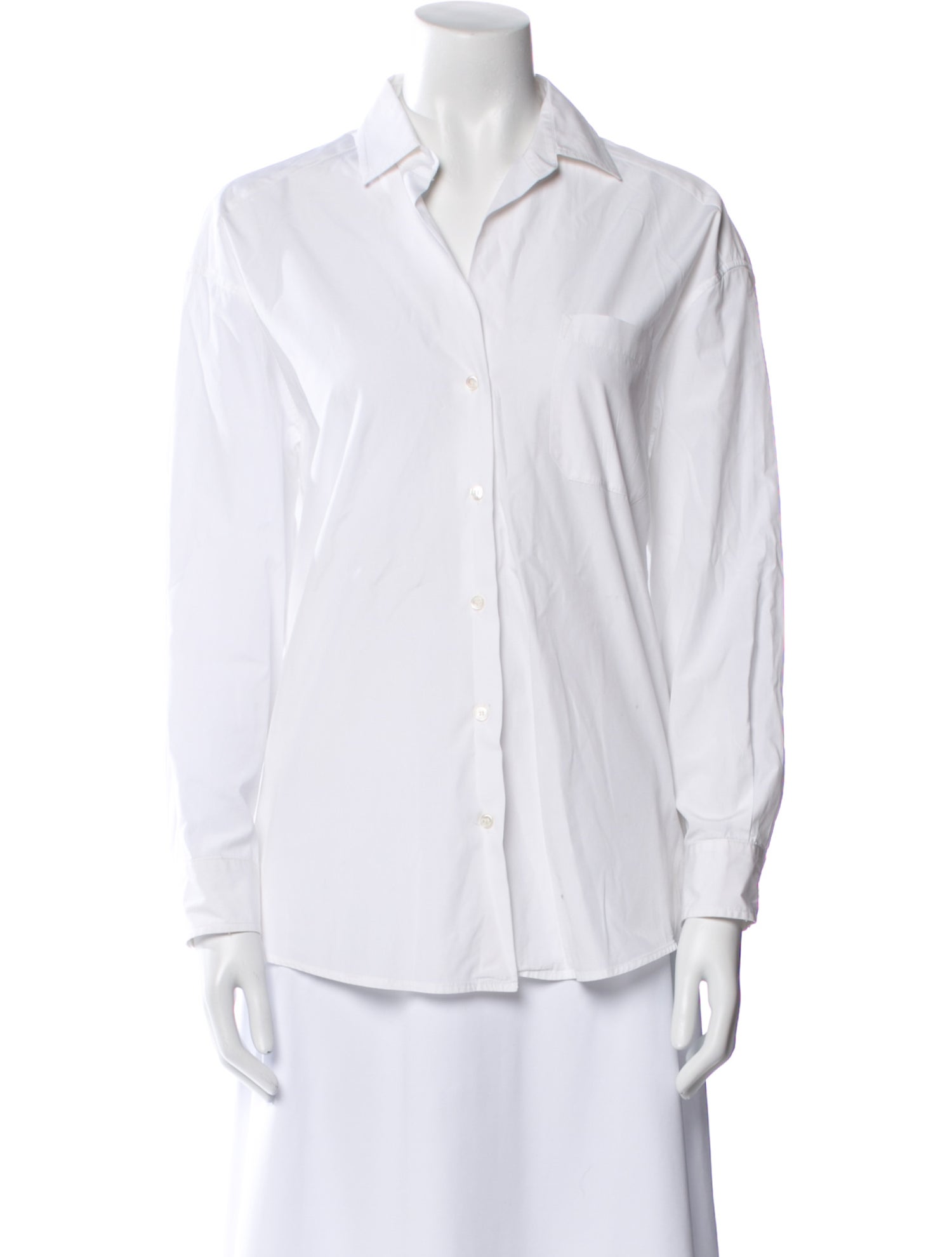 Weekend Max Mara Long Sleeve Button-Up Top