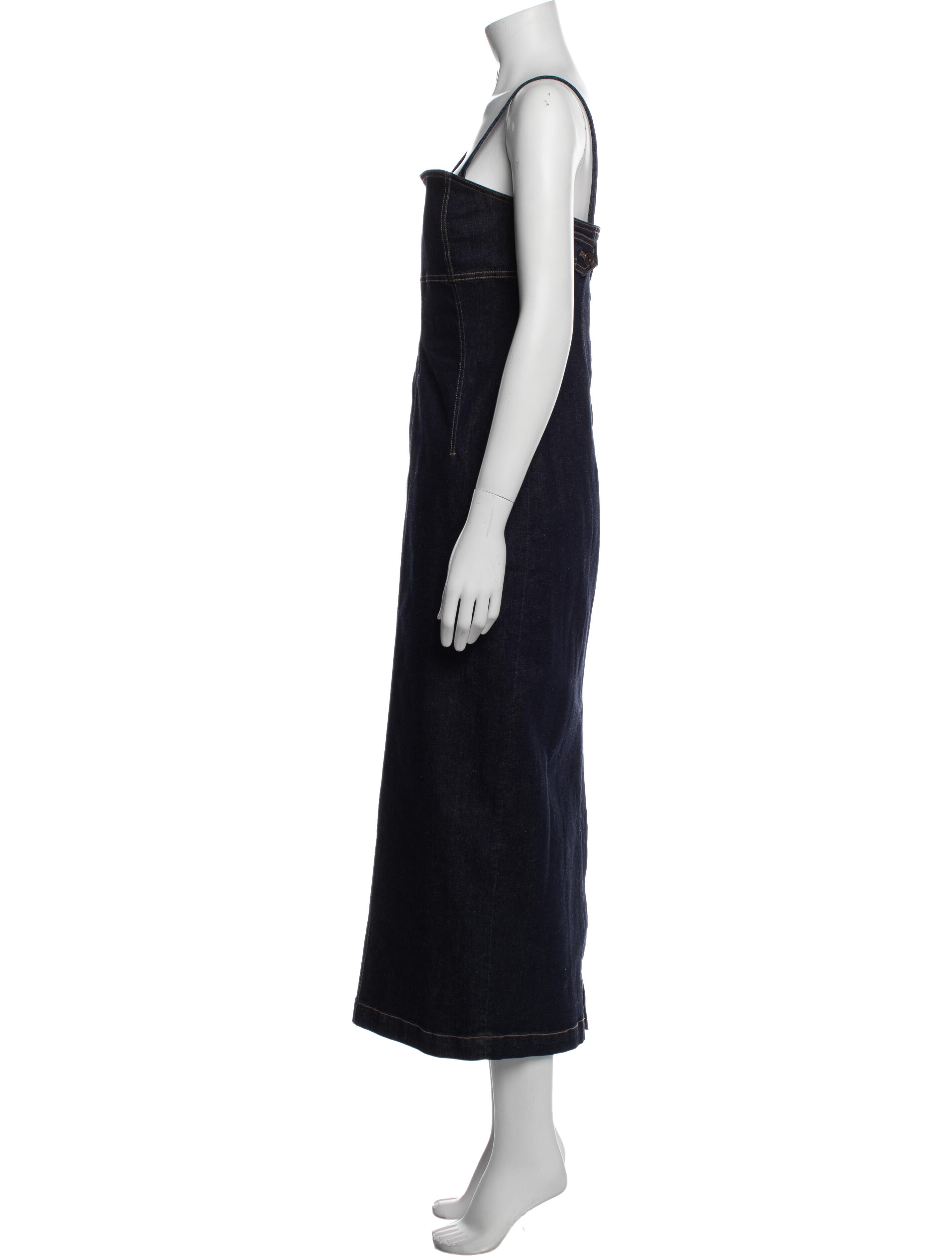 Weekend Max Mara Square Neckline Long Dress