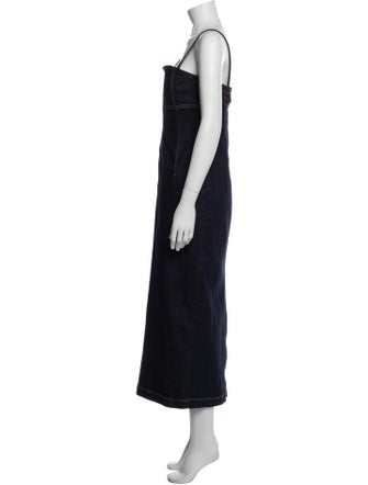 Weekend Max Mara Square Neckline Long Dress