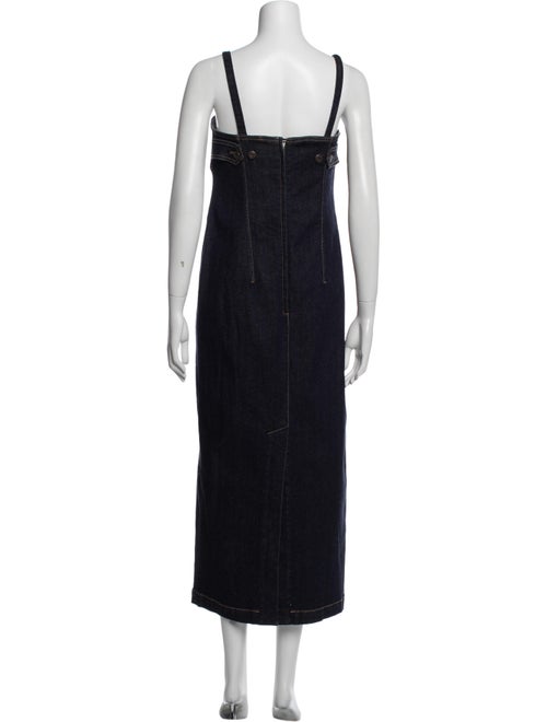 Weekend Max Mara Square Neckline Long Dress