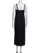 Weekend Max Mara Square Neckline Long Dress