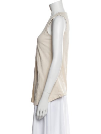 Weekend Max Mara V-Neck Sleeveless Blouse