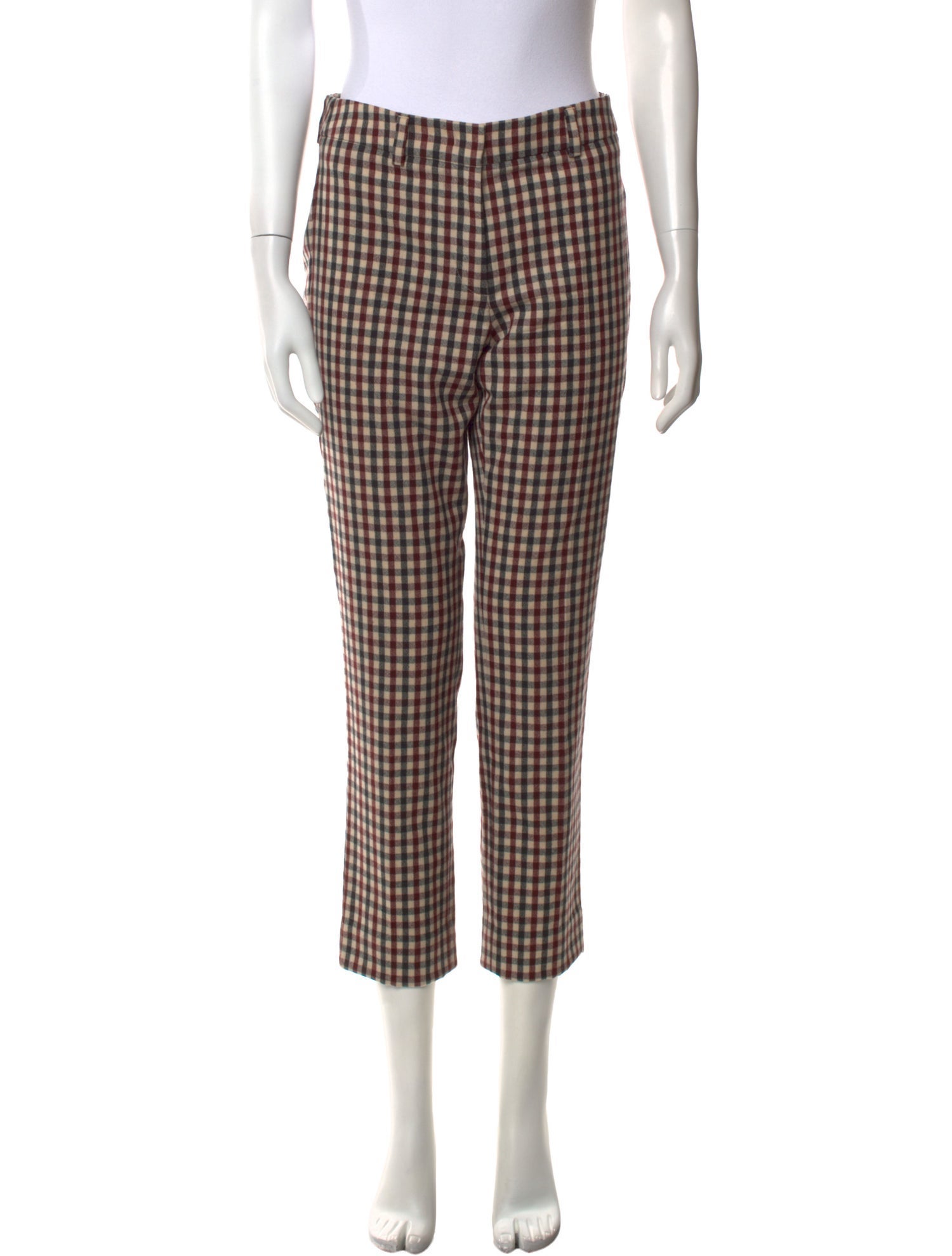 Weekend Max Mara Virgin Wool Straight Leg Pants