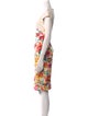 Weekend Max Mara Floral Print Knee-Length Dress