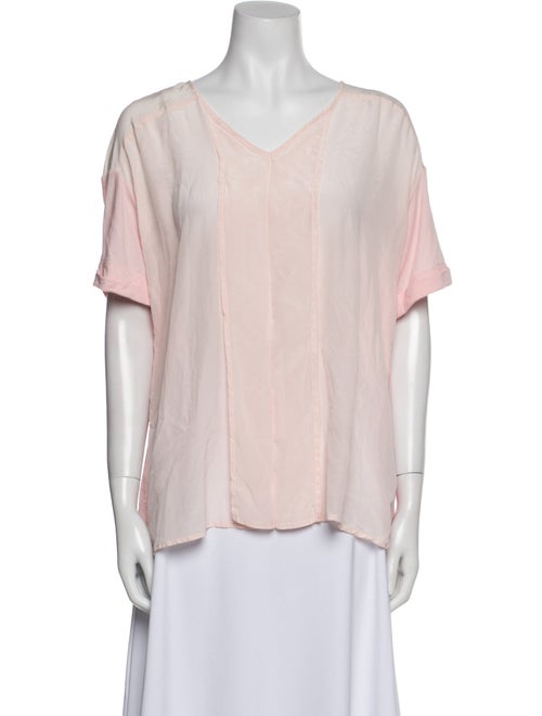 Weekend Max Mara V-Neck Short Sleeve Blouse