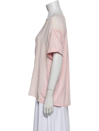 Weekend Max Mara V-Neck Short Sleeve Blouse