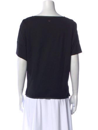 Weekend Max Mara Bateau Neckline Short Sleeve T-Shirt
