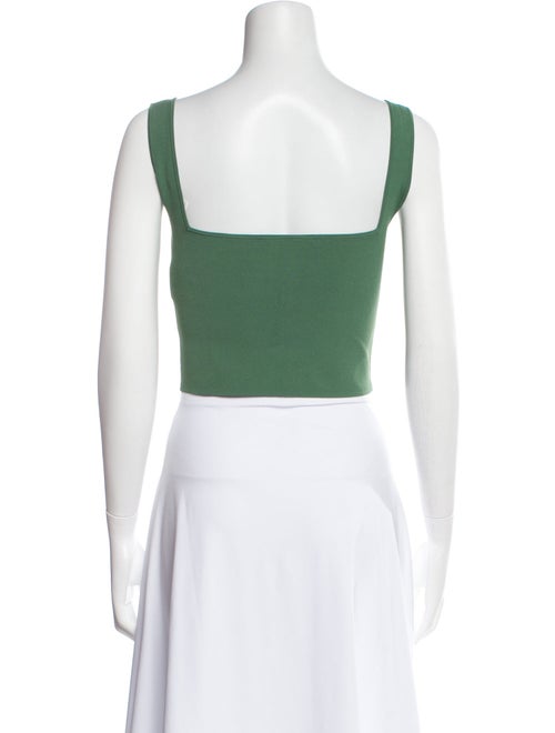 Weekend Max Mara Square Neckline Sleeveless Crop Top