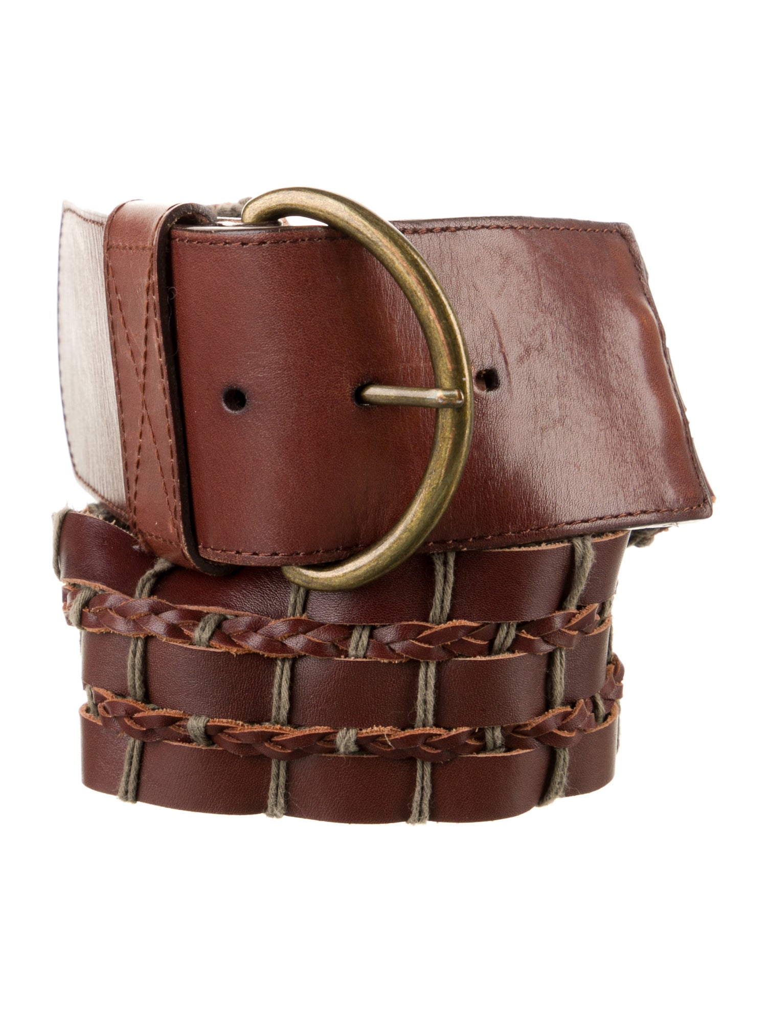 Weekend Max Mara Wide Leather Waist Belt