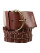 Weekend Max Mara Wide Leather Waist Belt