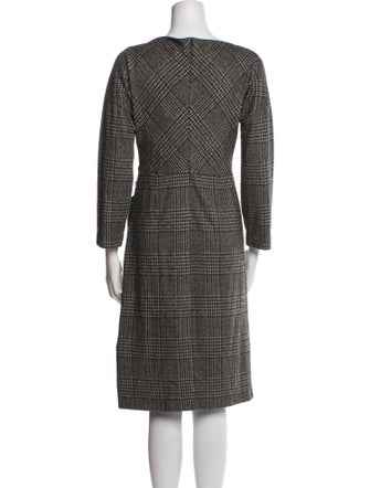 Weekend Max Mara Bateau Neckline Midi Length Dress