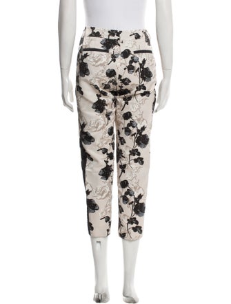 Weekend Max Mara Floral Print Skinny Leg Pants