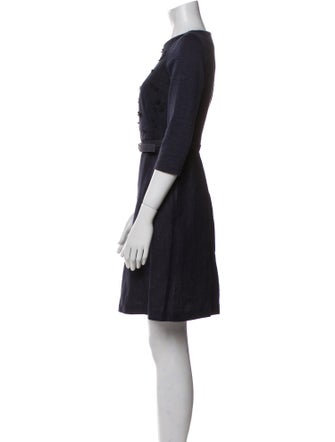 Weekend Max Mara Bateau Neckline Mini Dress