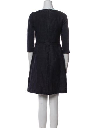 Weekend Max Mara Bateau Neckline Mini Dress