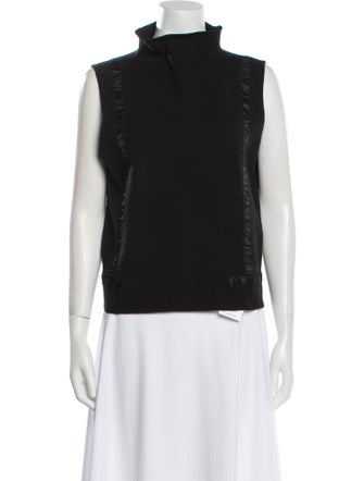 Weekend Max Mara Virgin Wool Mock Neck Sweater