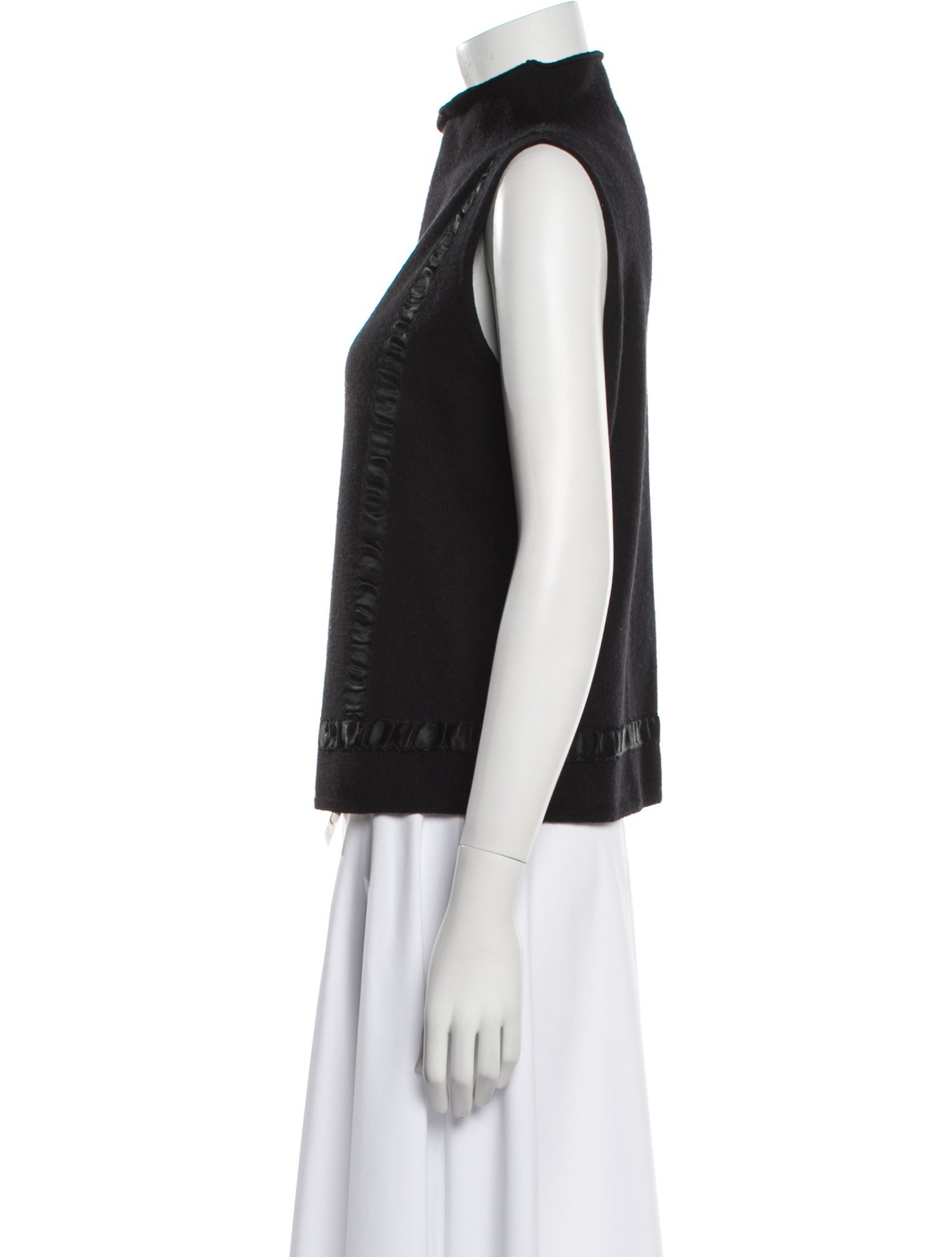 Weekend Max Mara Virgin Wool Mock Neck Sweater