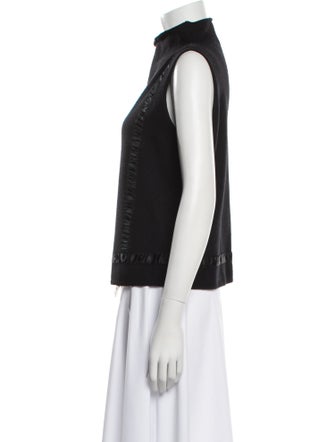 Weekend Max Mara Virgin Wool Mock Neck Sweater