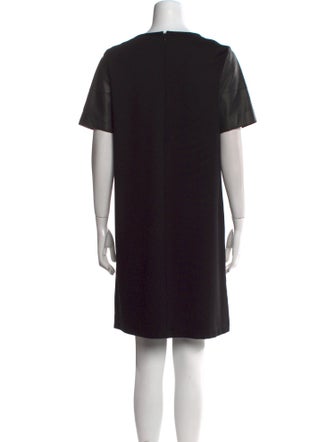 Weekend Max Mara Lamb Leather Knee-Length Dress