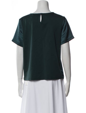 Weekend Max Mara Bateau Neckline Short Sleeve T-Shirt