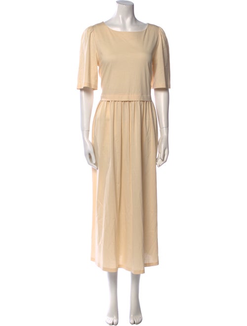 Weekend Max Mara Bateau Neckline Long Dress