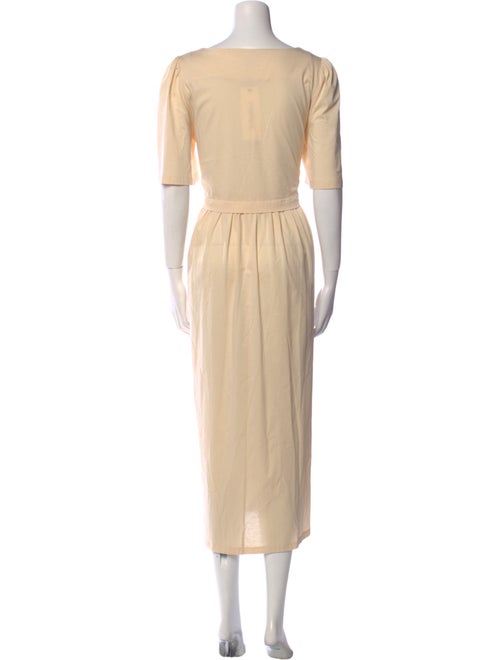 Weekend Max Mara Bateau Neckline Long Dress