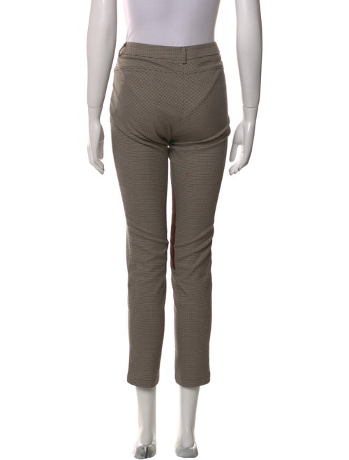 Weekend Max Mara Plaid Print Skinny Leg Pants