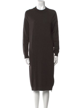 Weekend Max Mara Mock Neck Midi Length Dress