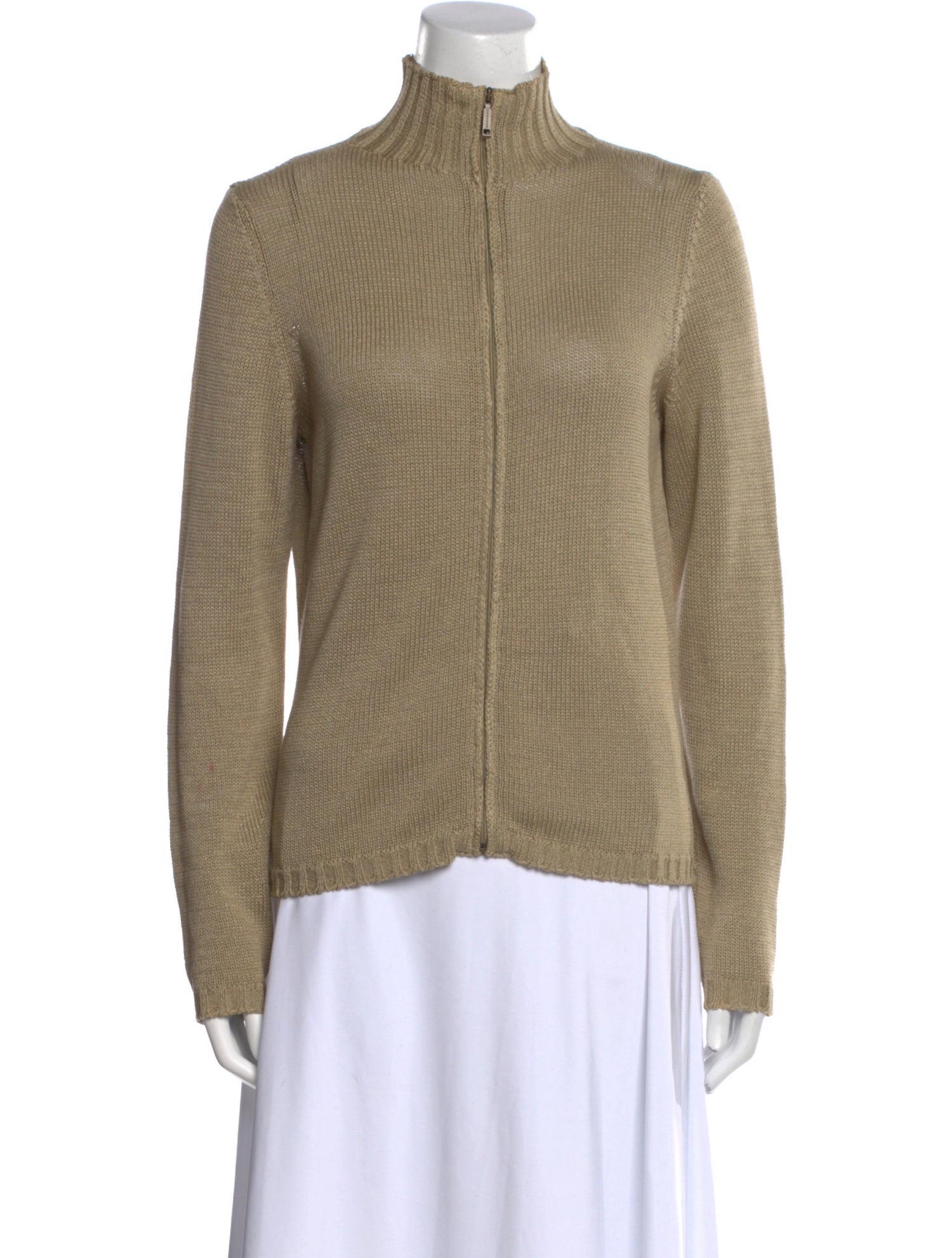Weekend Max Mara Mock Neck Long Sleeve Top