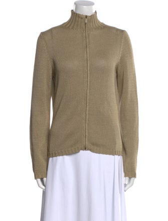 Weekend Max Mara Mock Neck Long Sleeve Top
