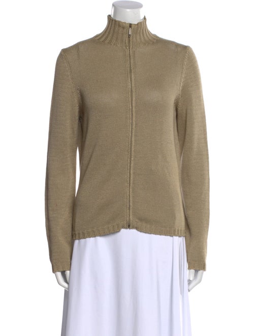 Weekend Max Mara Mock Neck Long Sleeve Top