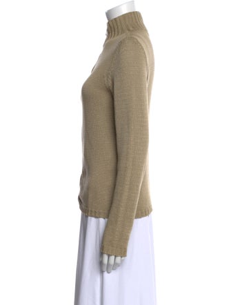 Weekend Max Mara Mock Neck Long Sleeve Top