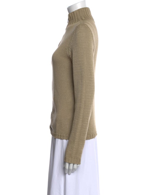 Weekend Max Mara Mock Neck Long Sleeve Top