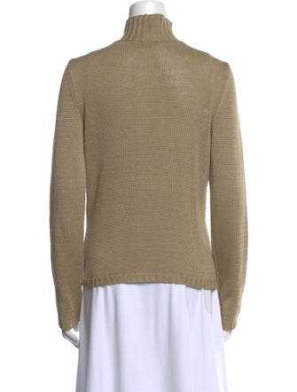 Weekend Max Mara Mock Neck Long Sleeve Top