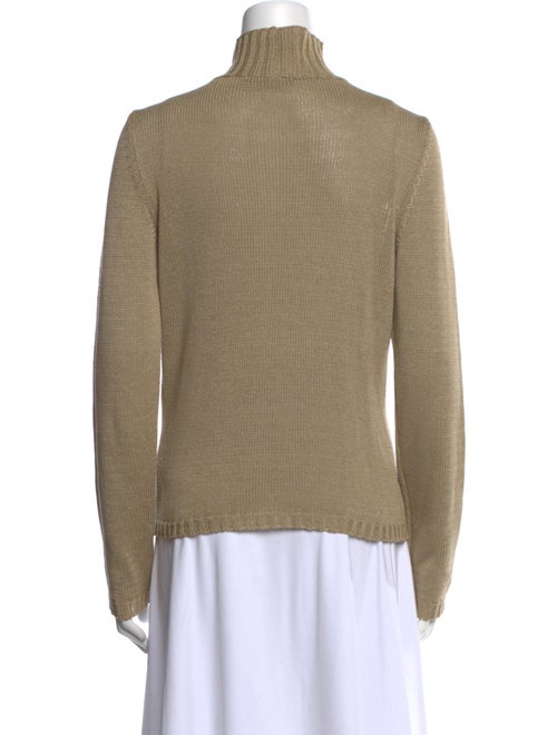 Weekend Max Mara Mock Neck Long Sleeve Top