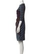 Weekend Max Mara Striped Knee-Length Dress