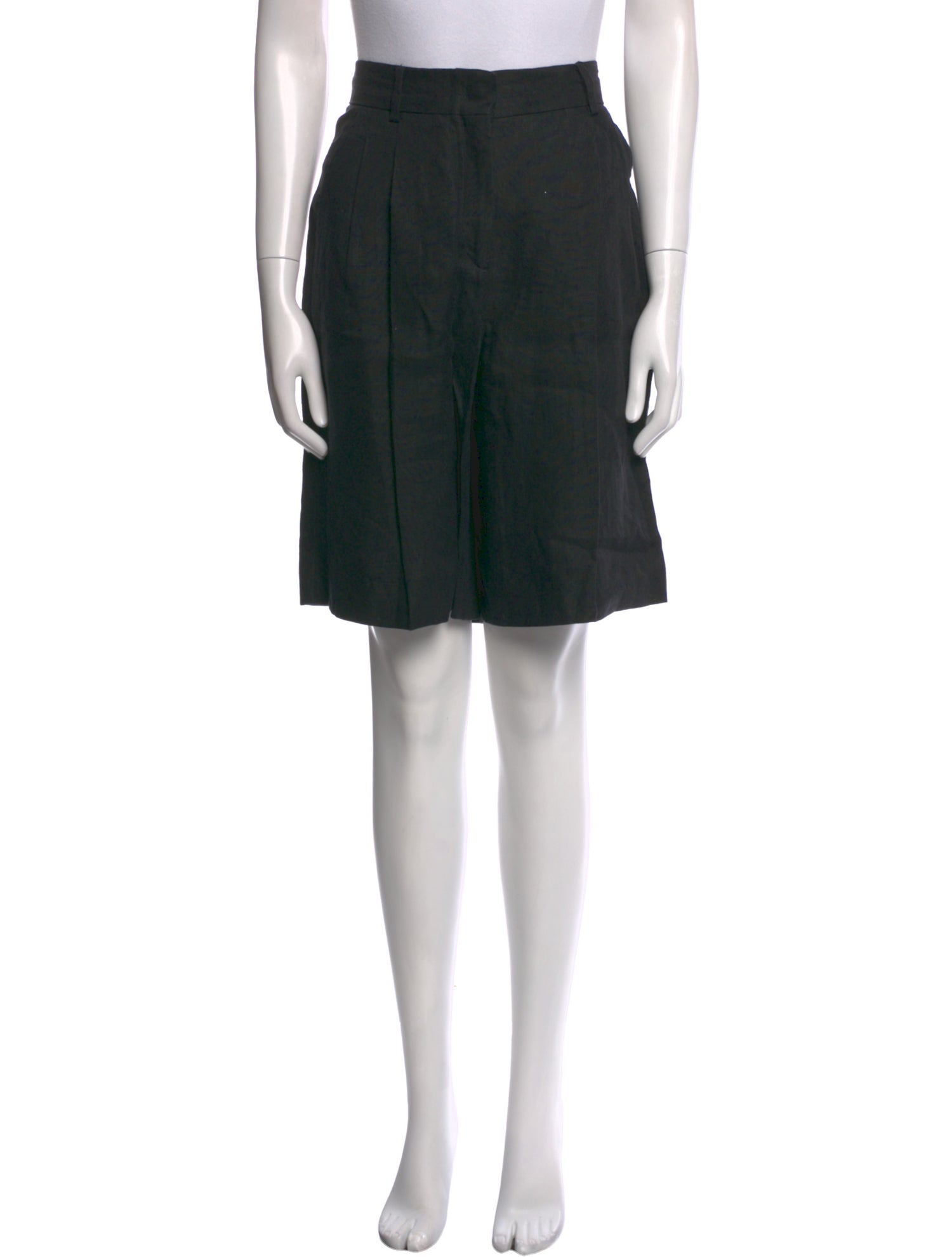 Weekend Max Mara Linen Knee-Length Shorts