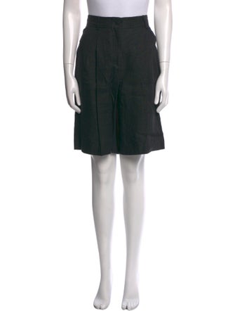 Weekend Max Mara Linen Knee-Length Shorts