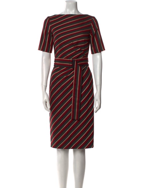 Weekend Max Mara Striped Knee-Length Dress