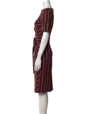 Weekend Max Mara Striped Knee-Length Dress
