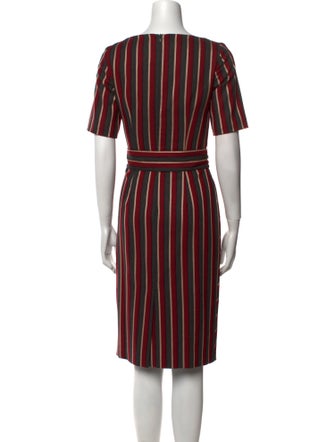 Weekend Max Mara Striped Knee-Length Dress