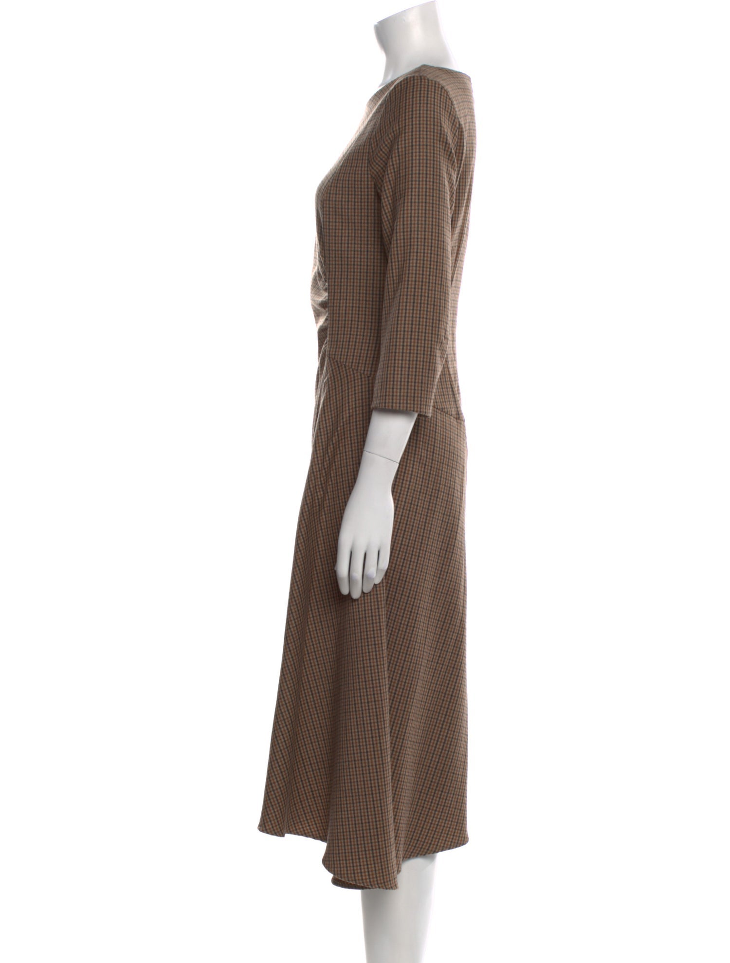 Weekend Max Mara Bateau Neckline Knee-Length Dress