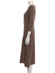 Weekend Max Mara Bateau Neckline Knee-Length Dress