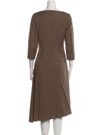 Weekend Max Mara Bateau Neckline Knee-Length Dress