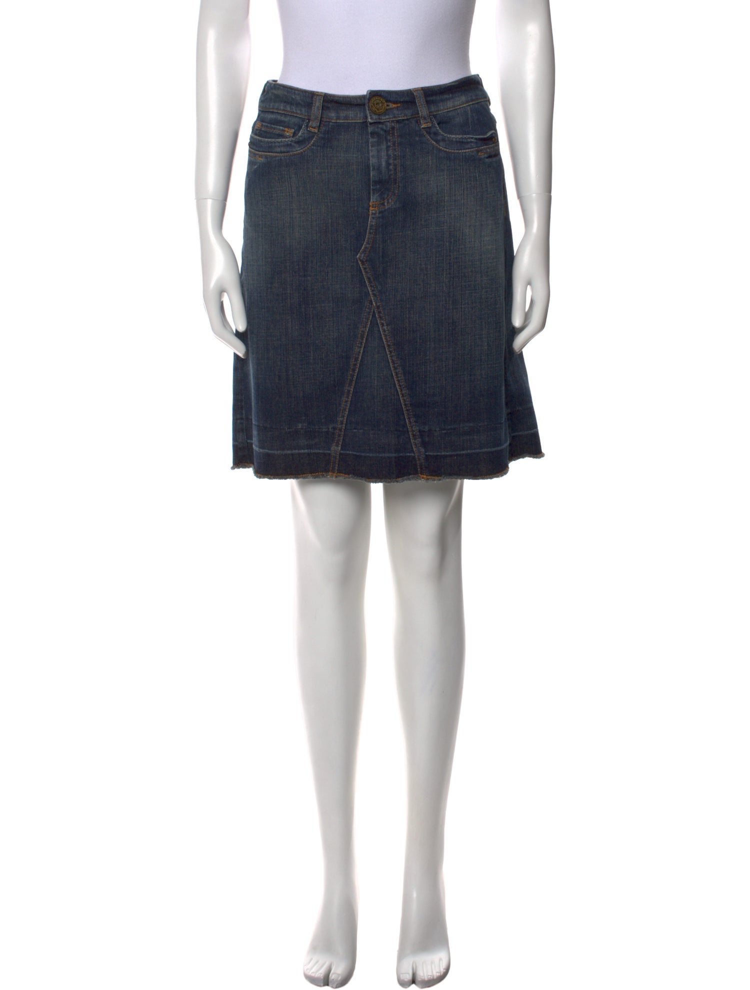 Weekend Max Mara Raw-Edge Trim Mini Skirt