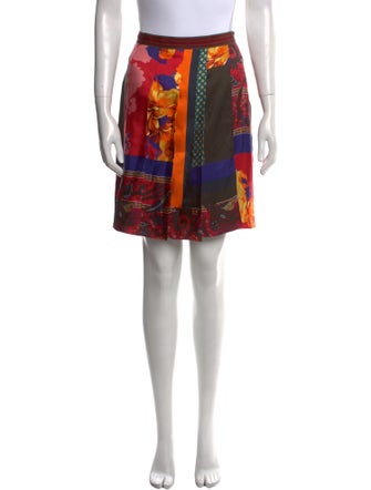 Weekend Max Mara Silk Knee-Length Skirt