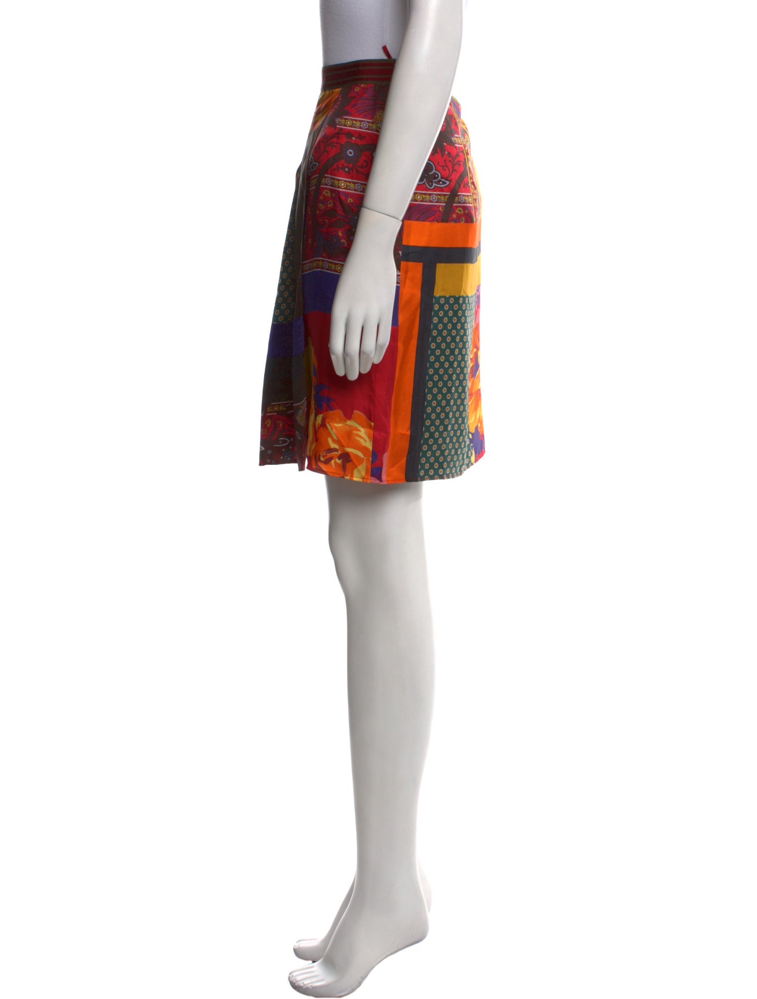 Weekend Max Mara Silk Knee-Length Skirt