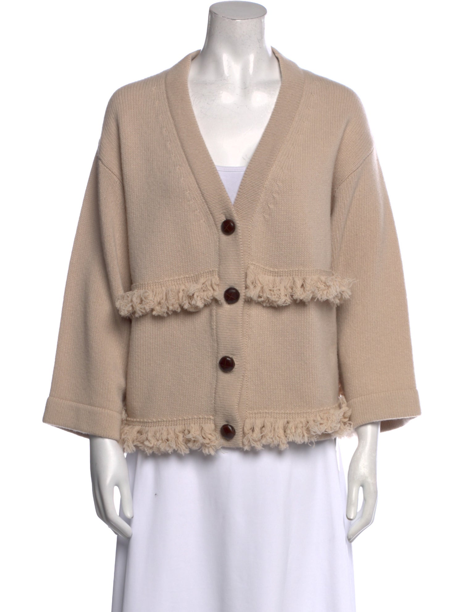 Weekend Max Mara Virgin Wool V-Neck Sweater