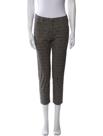 Weekend Max Mara Polka Dot Print Straight Leg Pants