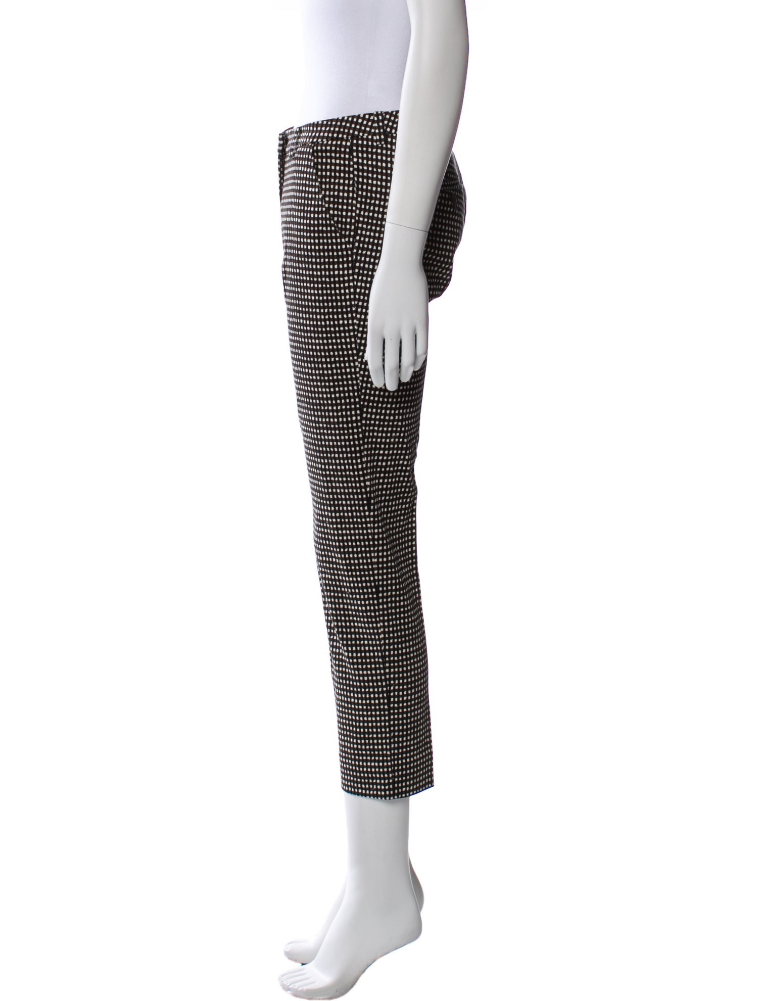 Weekend Max Mara Polka Dot Print Straight Leg Pants