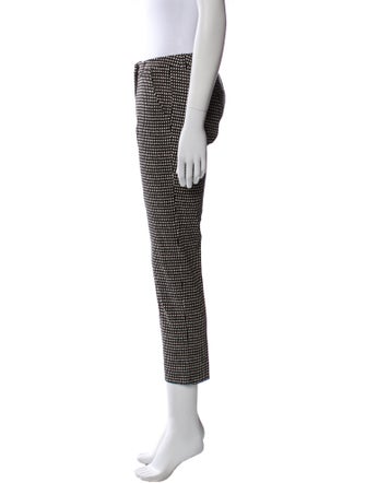 Weekend Max Mara Polka Dot Print Straight Leg Pants